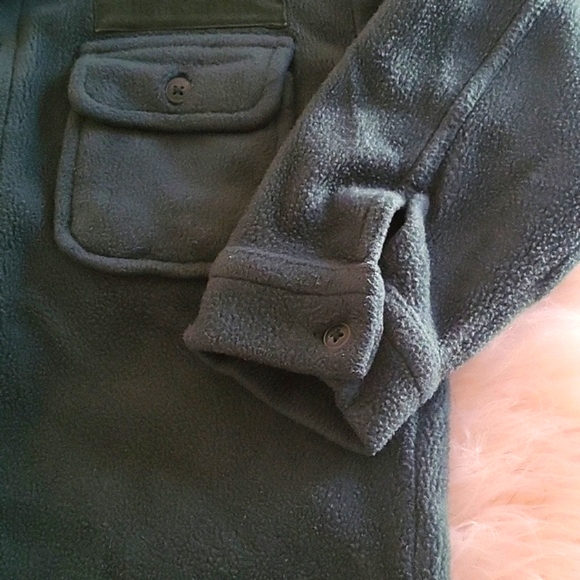 BABY GAP Toddler boy fleece button-up jacket size 4 - Picture 4 of 4